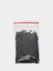 Черный бисер чешский Preciosa № 10 Transparent Matt, матовый