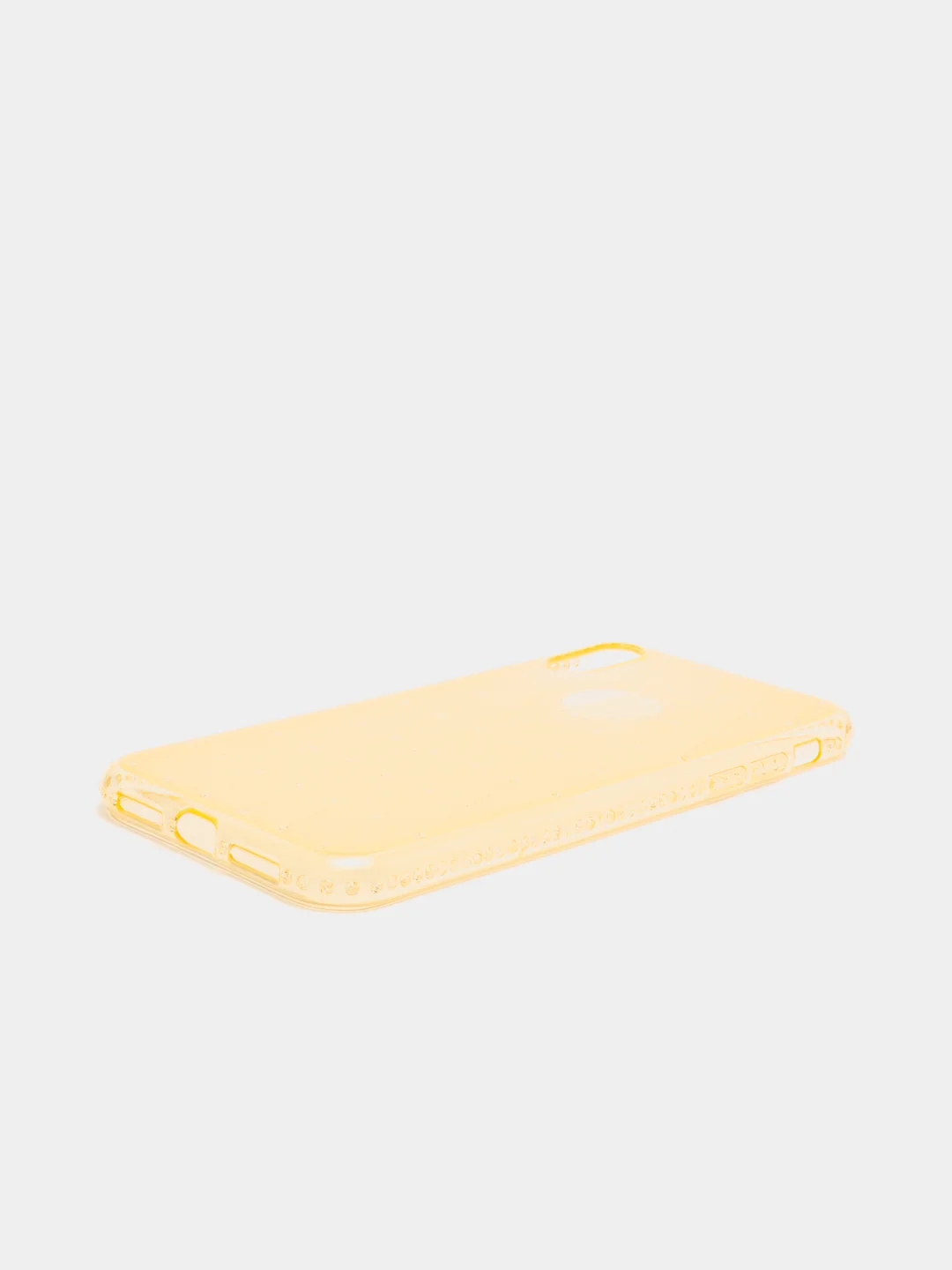 Желтый чехол для iPhone XR, прозрачный, силиконовый, со стразами