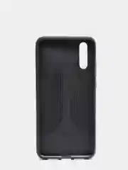 Серый чехол Huawei P20, Хуавей П20, силиконовый, под ткань