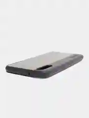 Серый чехол Huawei P20, Хуавей П20, силиконовый, под ткань