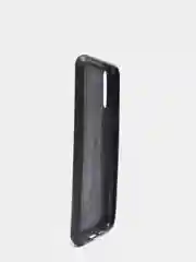 Серый чехол Huawei P20, Хуавей П20, силиконовый, под ткань