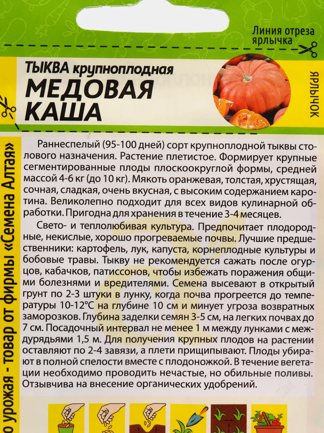 Семена тыквы "Медовая каша"