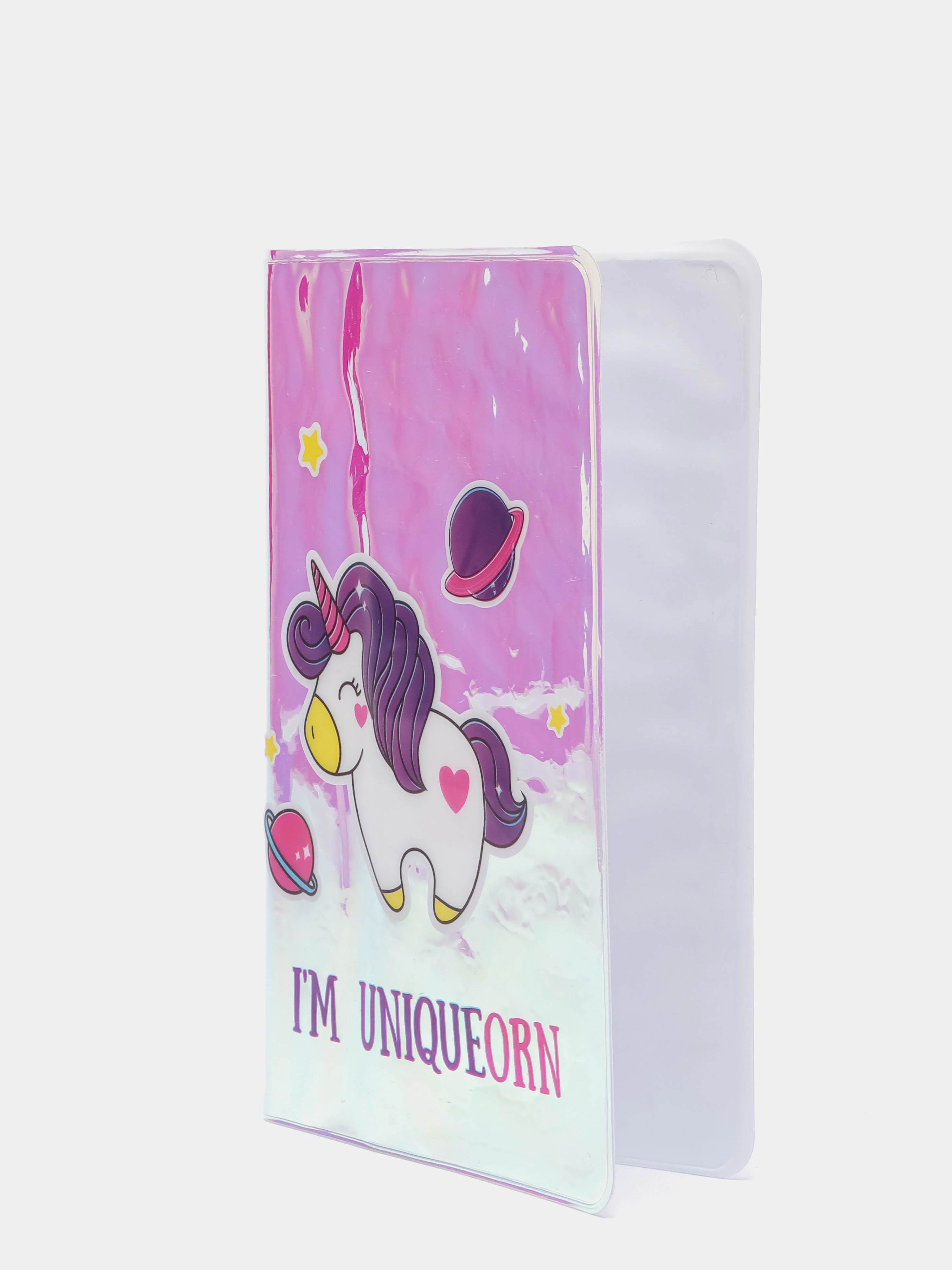 Обложка на паспорт "I'm UNIQUEorn", голография