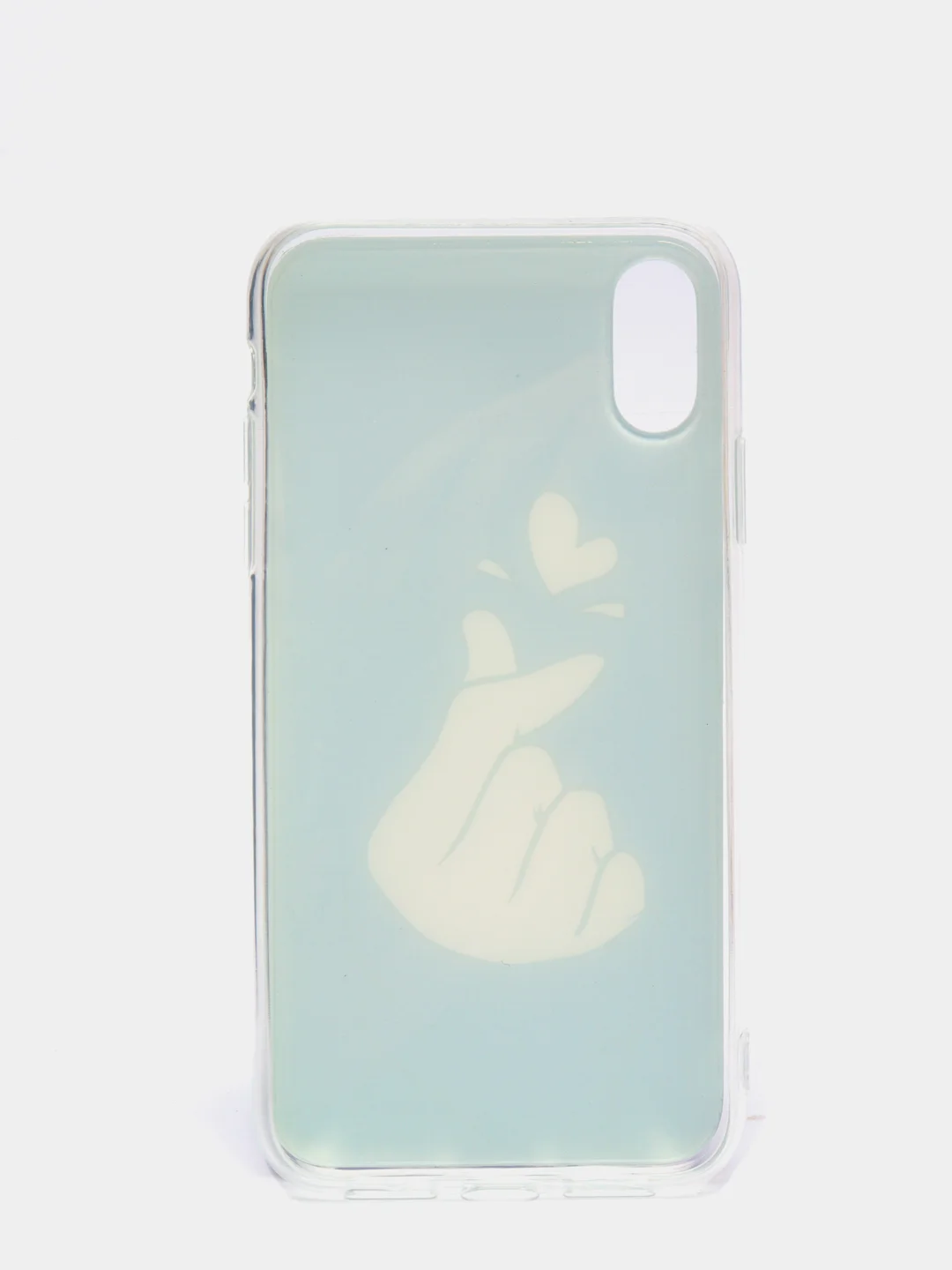 Темно-синий чехол Apple iPhone XR силиконовый с рисунком