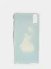 Темно-синий чехол Apple iPhone XR силиконовый с рисунком