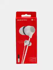 Белый наушники с микрофоном Borofone BM28 3.5mm Jack