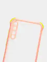Конфетный чехол для Huawei Y6P, Хуавей У6П пластиковый матовый с цветными кнопками