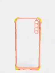 Конфетный чехол для Huawei Y6P, Хуавей У6П пластиковый матовый с цветными кнопками