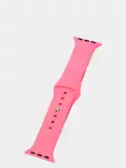 Розовый силиконовый ремешок для Apple Watch 4, 5, 6, 7, 8, SE на 38/42/40/44/41/45