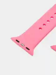 Розовый силиконовый ремешок для Apple Watch 4, 5, 6, 7, 8, SE на 38/42/40/44/41/45