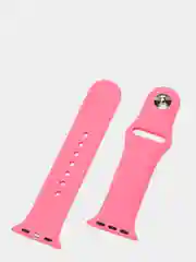 Розовый силиконовый ремешок для Apple Watch 4, 5, 6, 7, 8, SE на 38/42/40/44/41/45