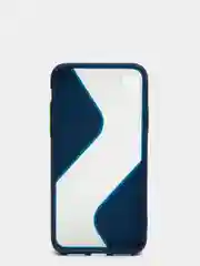 Темно-синий iphone X / XS чехол пластиковый, матовый, с кнопками