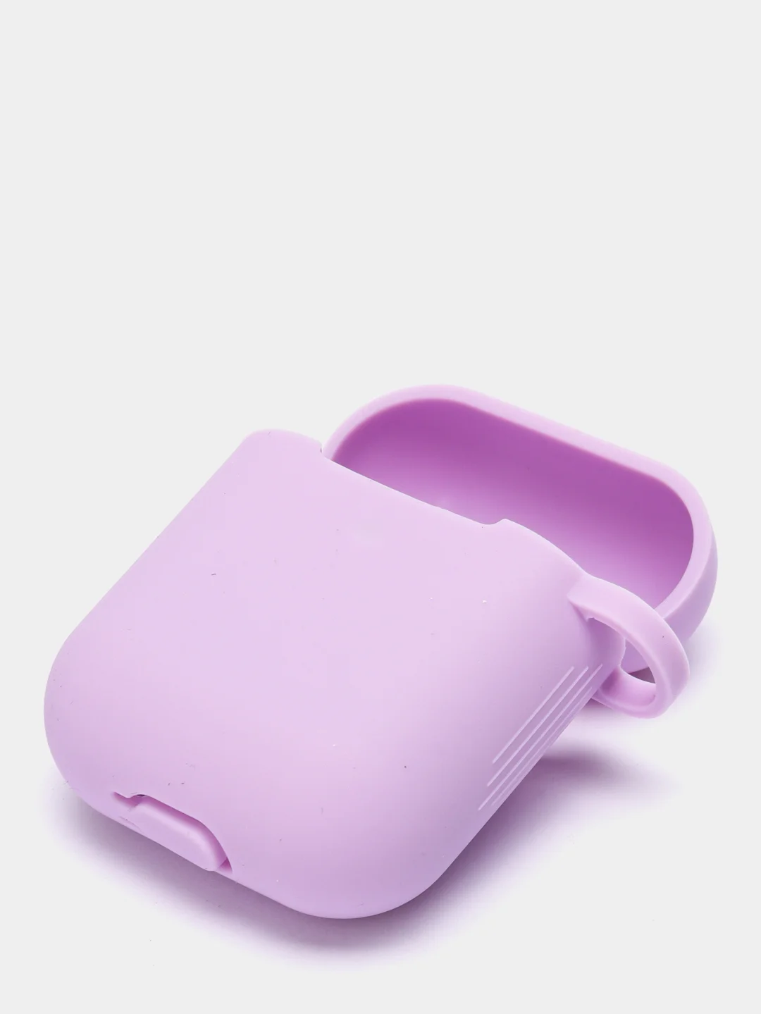 Сиреневый силиконовый чехол для AirPods 1 и AirPods 2