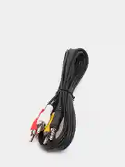 Кабель шнур 3.5 мм - 3RCA тюльпаны для цифровых приставок и телевизора, 3 RCA -аукс 1 метр