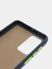 Темно-синий чехол Huawei P40, Хуавей П40 пластиковый матовый полупрозрачный с рисунком