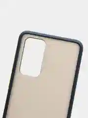 Темно-синий чехол Huawei P40, Хуавей П40 пластиковый матовый полупрозрачный с рисунком