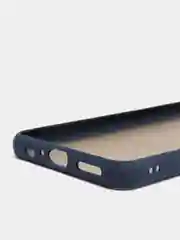 Темно-синий чехол для Huawei Y6P, Хуавей У6П пластиковый матовый с цветными кнопками