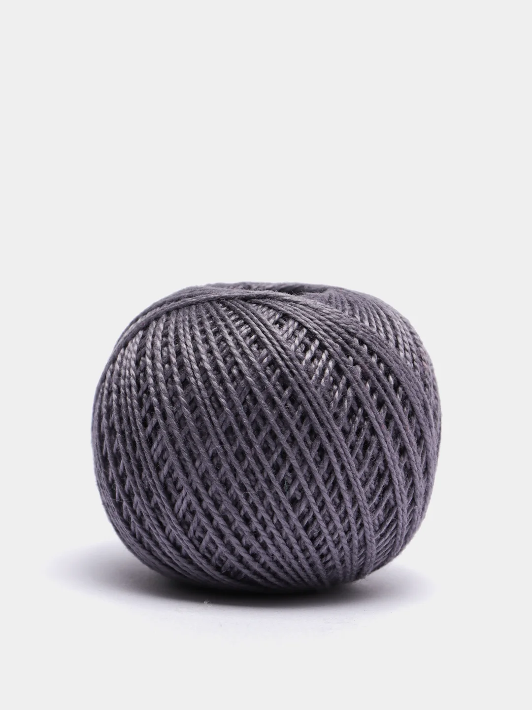 Серый нитки-пряжа "Ирис", хлопок, 25 г, 150 м,(В уп. 2 шт.)