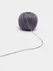 Серый нитки-пряжа "Ирис", хлопок, 25 г, 150 м,(В уп. 2 шт.)