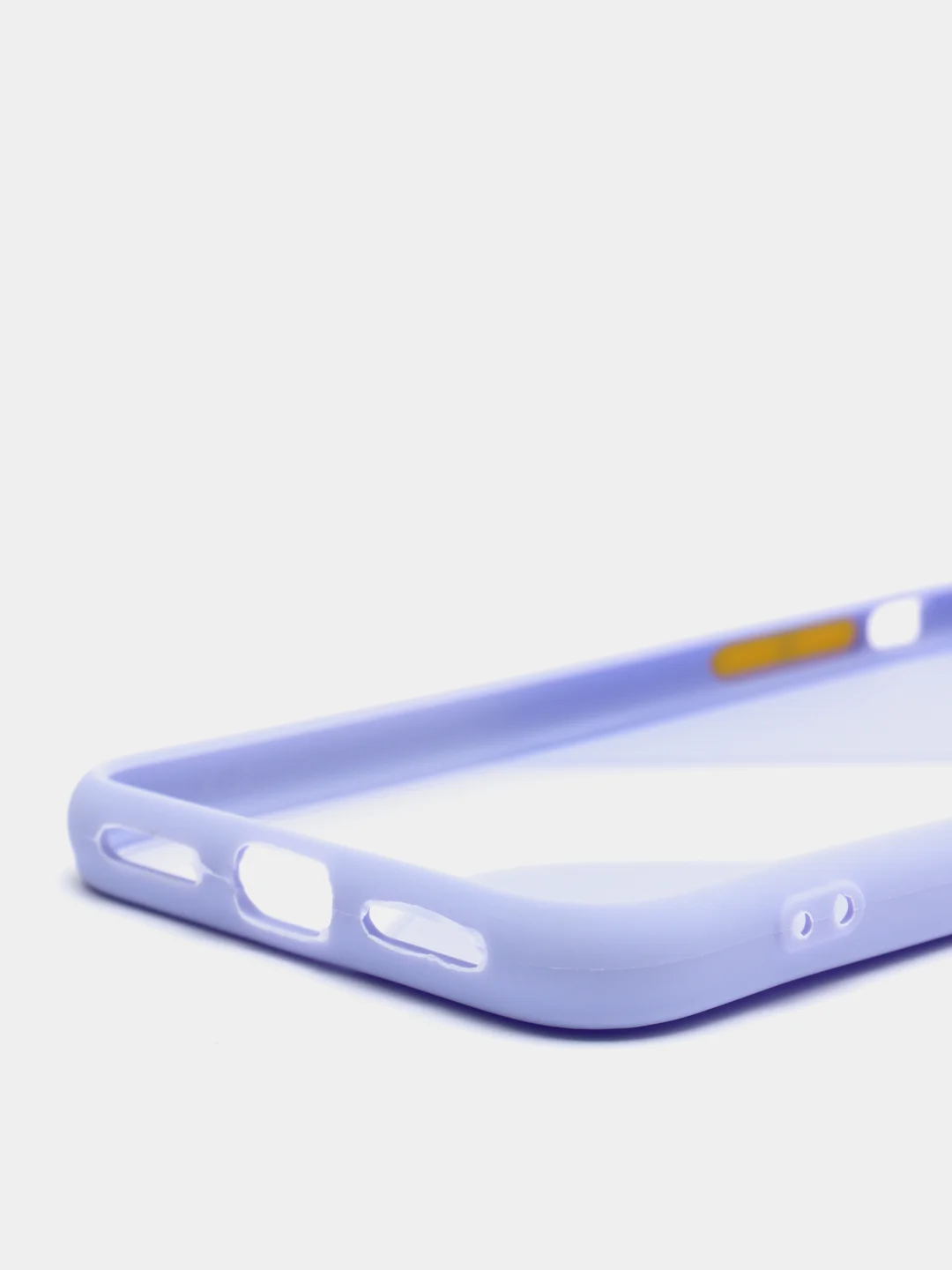 Лавандовый iphone X / XS чехол пластиковый, матовый, с кнопками
