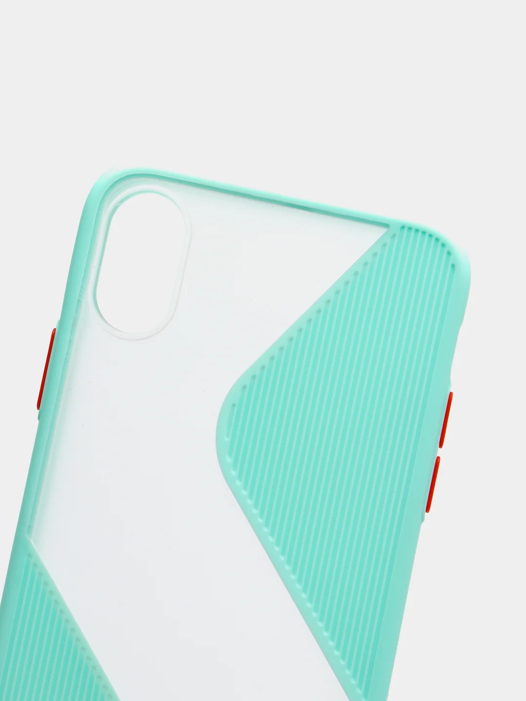 iPhone X / XS чехол пластиковый, матовый, с кнопками