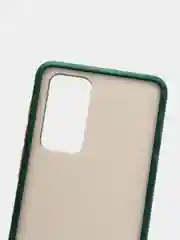 Тёмно-зелёный чехол Huawei P40, Хуавей П40 пластиковый матовый полупрозрачный с рисунком
