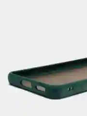Тёмно-зелёный чехол Huawei P40, Хуавей П40 пластиковый матовый полупрозрачный с рисунком