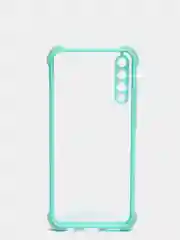 Мятный чехол для Huawei Y6P, Хуавей У6П пластиковый матовый с цветными кнопками