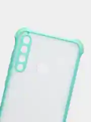 Мятный чехол для Huawei Y6P, Хуавей У6П пластиковый матовый с цветными кнопками