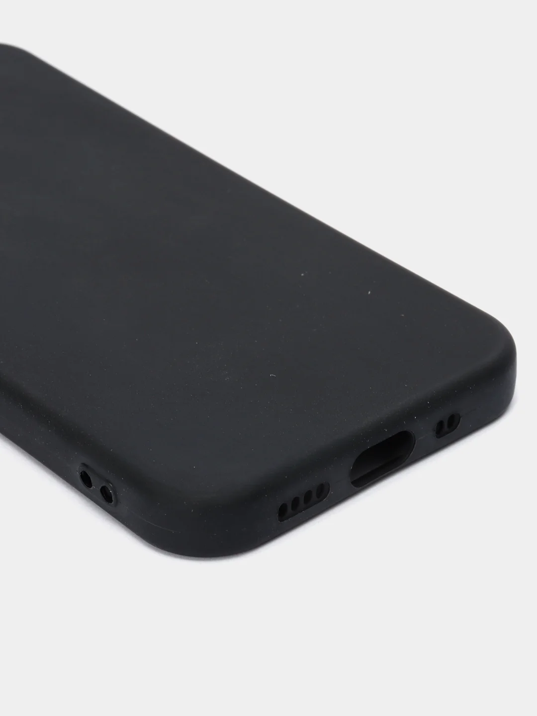 Черный чехол силиконовый для iPhone 7, 8 SE 2020, 11, 12, 13, Pro, Max, mini, защита камеры