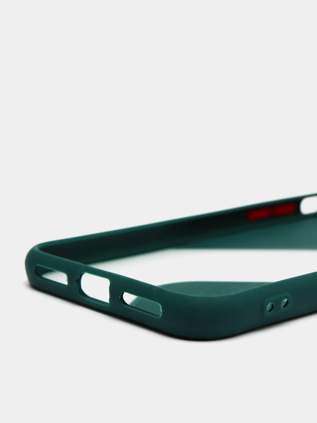 Тёмно-зелёный iphone X / XS чехол пластиковый, матовый, с кнопками