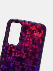 Индиго чехол Huawei Honor 30, Honor 30 Premium, Хуавей Хонор 30 силиконовый имитация змеиной кожи