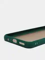 Зеленый чехол для Huawei Y6P, Хуавей У6П пластиковый матовый с цветными кнопками