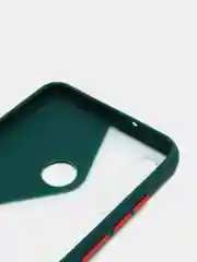 Морской чехол для Huawei Y6P, Хуавей У6П пластиковый матовый с цветными кнопками
