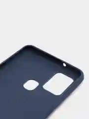 Темно-синий чехол Samsung Galaxy A21s, Самсунг Галакси А21с силиконовый