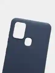 Темно-синий чехол Samsung Galaxy A21s, Самсунг Галакси А21с силиконовый