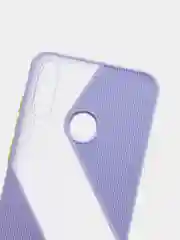 Лавандовый чехол для Huawei Y6P, Хуавей У6П пластиковый матовый с цветными кнопками