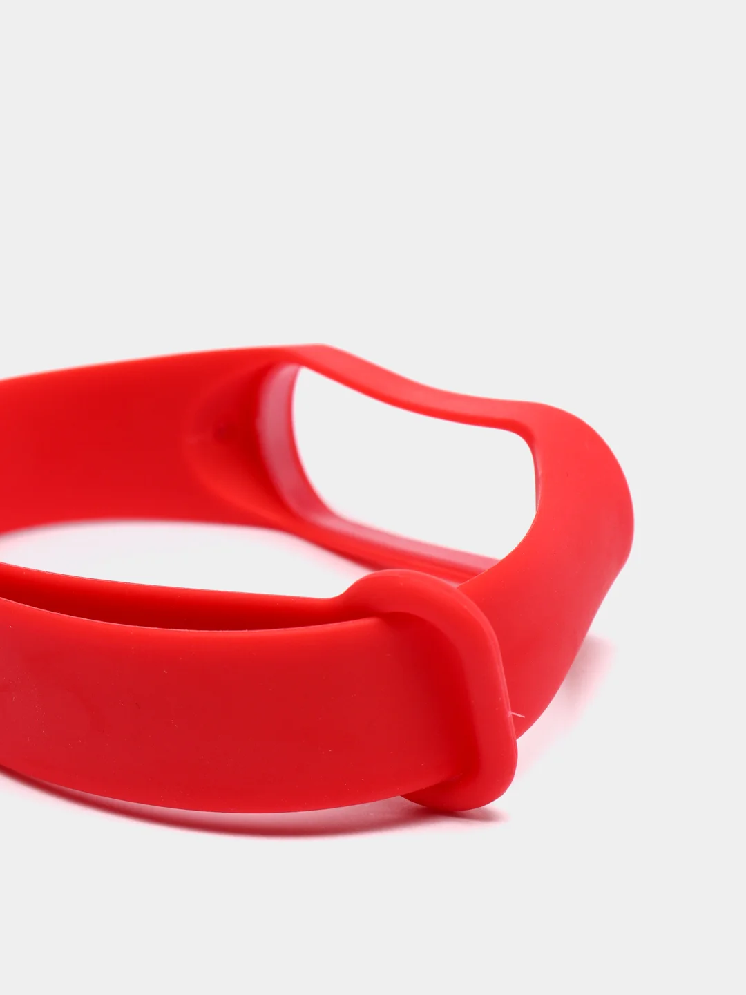 Красный силиконовый ремешок Xiaomi Mi Band 3, Mi Band 4 (Сяоми Ми Бэнд 3, Ми Бэнд 4)