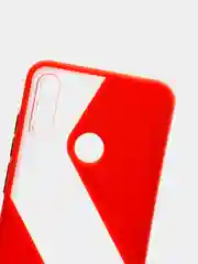 Алый чехол для Huawei Y6P, Хуавей У6П пластиковый матовый с цветными кнопками
