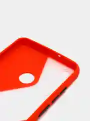 Алый чехол для Huawei Y6P, Хуавей У6П пластиковый матовый с цветными кнопками