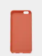Коралловый чехол для iPhone 6s Plus силиконовый, матовый, однотонный
