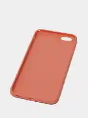 Коралловый чехол для iPhone 6s Plus силиконовый, матовый, однотонный