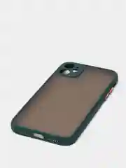 Тёмно-зелёный чехол для iPhone 11, 13, 13 Pro, 13 Pro Max, 13 mini, 12, XR