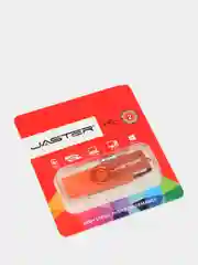 Оранжевый usb флеш-накопитель 3 в 1, Jaster 4, 16, 32,64 Гб флешка 3 в 1.для телефона и пк