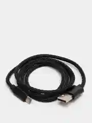 Черный кабель micro USB, Type-C, для зарядки и передачи данных