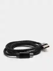 Черный кабель micro USB, Type-C, для зарядки и передачи данных