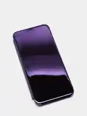Фиолетовый зеркальный чехол-книжка с полупрозрачной панелью для Realme C12, Realme C15, Narzo 20