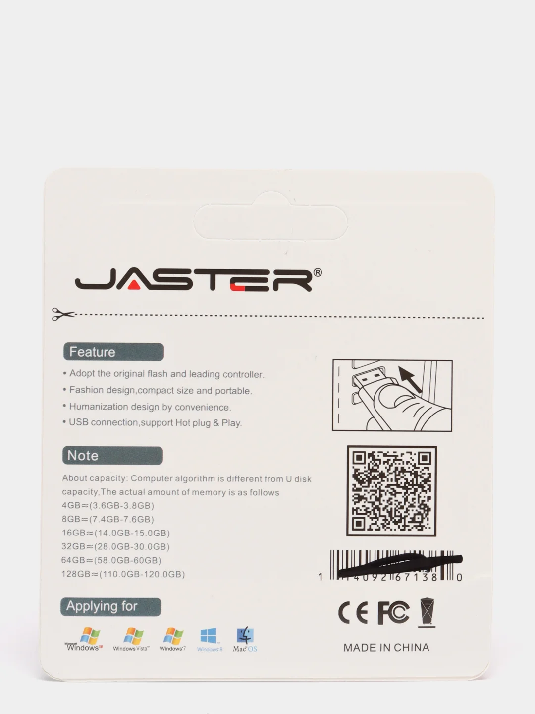 Алый usb флеш-накопитель 3 в 1, Jaster 4, 16, 32,64 Гб флешка 3 в 1.для телефона и пк