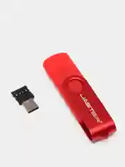 Алый usb флеш-накопитель 3 в 1, Jaster 4, 16, 32,64 Гб флешка 3 в 1.для телефона и пк