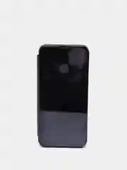 Черный зеркальный чехол-книжка с полупрозрачной панелью для Realme C12, Realme C15, Narzo 20